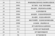 海尔洗衣机显示故障代码F7原因分析与检修流程（详解海尔洗衣机故障代码F7的原因及解决方法）